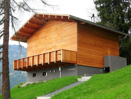 Chalet de vacances pour le personnel des douanes Kälin & Rombolotto - ingénieurs civils