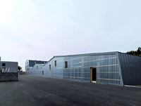 Halle polyvalente de voirie Kälin & Rombolotto SA - Ingénieurs civils