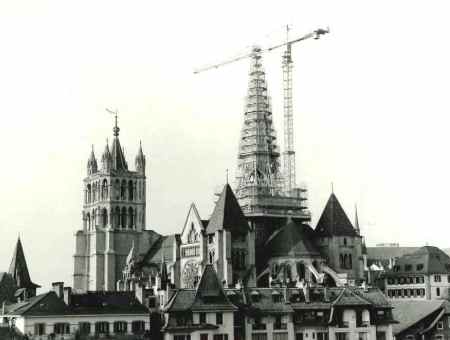 Cathédrale de Lausanne - Tour Lanterne Kälin & Rombolotto - ingénieurs civils